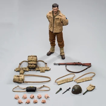 1/12 Luda Figurica Kompletan Set LW018 Drugi Svjetski rat SAD-u 29-ja Podjela Tehnički Narednik Model 6 