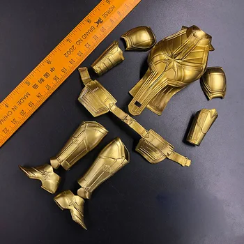 1/6 Skala Vojnika Ženski Samuraj Zlatni Oklop Kompletan Set DIY Pribor Plastični Model Za 12 