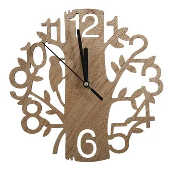 1 kom 22 cm velike kreativne drveni zidni sat na stablu Kvarc Drvene Bešumni radni Kabinet Ured Spavaća soba Dnevni boravak