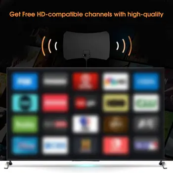1 Komplet 3600 Milja TV HD-kompatibilne Prijenos Širok raspon visoke razlučivosti 4K 1080P Digitalni HDTV Antena Interna Antena za Dom