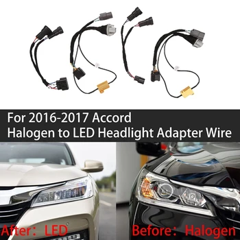 1 Par Za 2016 2017 Honda Accord Od halogenih do led svjetla Adapter Ožičenje Ažuriranje lampe Modificirana knjiženje
