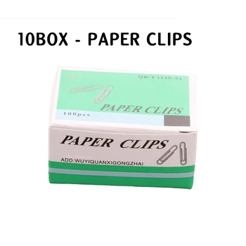 10 kutija Spajalica Za papir Celina Spajalice Za Papir Retro Pin Veziva Celina