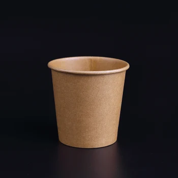100 kom/pak. 100 ml Male Kraft-Papirnate Čaše za Jednokratnu upotrebu Šalice Kave Uske papirnata čaša Za Vruće Piće Večernje Pribor