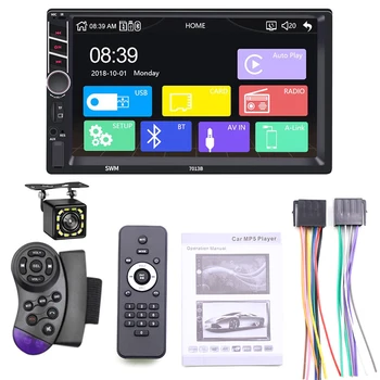 2 Din Carplay Auto Radio Android Auto MP5 Player, Bluetooth Handsfree, USB 7 