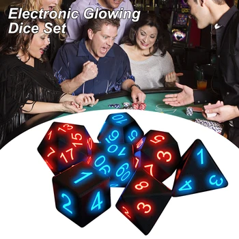30 Compl. E-Mail Bar Večernji Sjaj Kosti Glow Led Čarobni Trik Piksela Dnd Igra Uloga Igra Mtg Društvene Igre