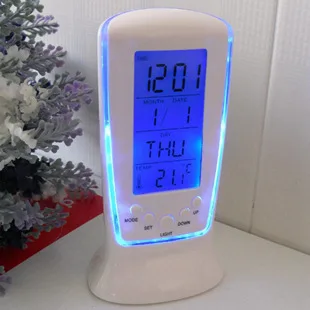 510 Mini-Mali Alarm Led Lampica Glazbeni Alarm Glupi, Lijeni Elektronski Sat s Temperaturnim Sat