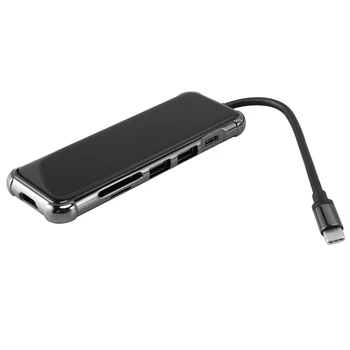 6 U 1 USB Type C HUB s podrškom za HDMI do 4K pri frekvenciji od 30 Hz, kompatibilno s USB 3.0 SD/TF Многопортовый adapter Za laptop Air Pro