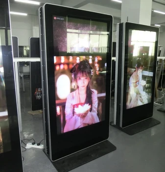 65 55 inča Обоюдоострых oglašavanje digital signage za supermarketa s ugrađenim operativnim sustavom