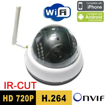 Besplatna dostava Lider Prodaje Infracrveni video Nadzor Onvif Demo IP Kamera Wi Fi 720 P Hd Mini P2p Glavna vrata za sigurnost kamere