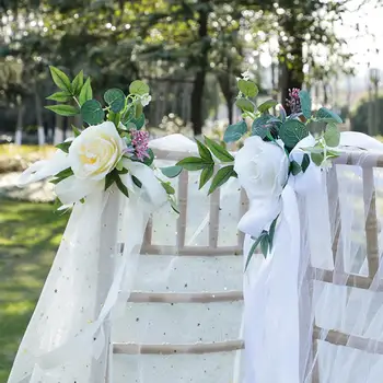 Buket Umjetnih Boja Lažni Cvijeće Za Vjenčanja Stolica Večernje Uređenje Doma Rekvizite Za Snimanje Fotografija