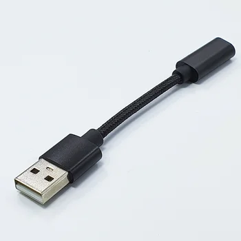 Crni Adapter Type-c Type-c Za spajanje na USB adapter za punjenje mobilnog telefona Android Kabel za prijenos podataka je 10 cm