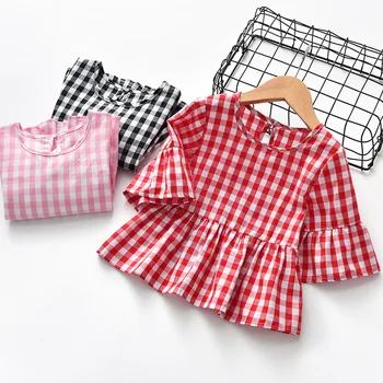 Dječje majice, хлопковая bluza za djevojčice, košulja, Ljetna odjeća 1-2-3-4-5-6 godina