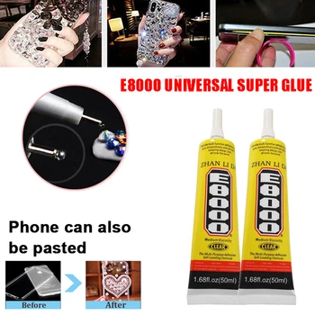 E8000 Univerzalni Super Ljepilo Za Popravke Mobilnih Telefona Ljepilo DIY Ljepilo Industrijska Snaga za Smartphone i Tablete Ekrana Dragog Kamenja