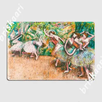 Edgar Degas Hd Balet Scena Ca 1907 Metalni Znak Klub Početna Postavka Klub Барных Znakova Жестяная Firma Poster