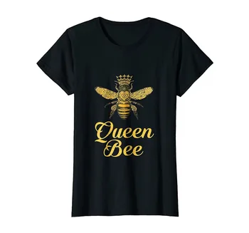 Firma novost 2019, ljetna muška majica kratkih rukava Queen Bee Crown, t-shirt - Idealno za ljubitelje pčela! Tee