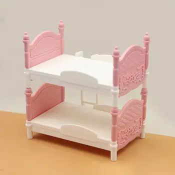 Funkcionalni Ležaj Za Dollhouse S Najvišim Smanjenjem Univerzalni Krevet Na Kat Za Dollhouse Minijaturni Model King Size Kreveta