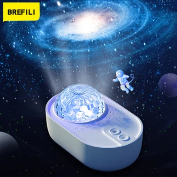 Galaxy Led Projekcija Lampa Svemirski Brod Star Noćno Svjetlo Projektora Za Dječje Spavaće Sobe Home Dekor Za Zurke Bijeli Šum Bluetooth Zvučnik