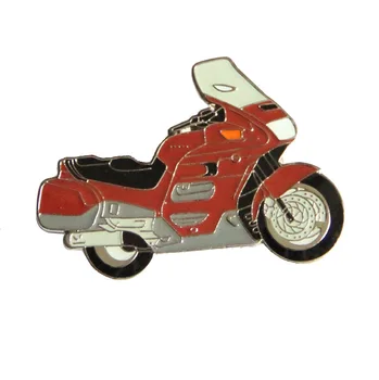 Igle za лацканов motocikala / Zaštitna metalna pin za motor 1,8x1,24 cm, izrađen od željeza, s niklenim premazom 2 kom. Gumb leptir MOQ50pcs