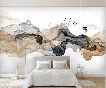 Individualne krajobrazne desktop freska apstraktne tinte krajolik spavaća soba dnevni boravak i kauč pozadina zidni ukras slikarstvo