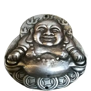 Kina Tibet Silver Amulet Privjesak Dual-Buddha