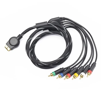 Komponentni audio-video kabel duljine 1,8 M za igraće konzole PS2 PS3 Dostupan BNC konektor