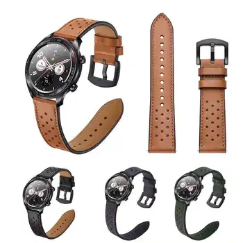 Kožni remen Za Samsung Galaxy Watch 3/Huawei Watch GT2/Amazfit GTR Pametni sat Prozračni narukvica remen Za Huawei Watch 3