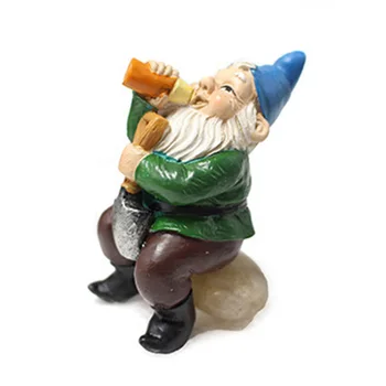 Krajolik Figurica Gnome Skup Realnih Nekoliko Vile Stojeći Dizajn Je Vanjski Ukras Ukras Pokloni