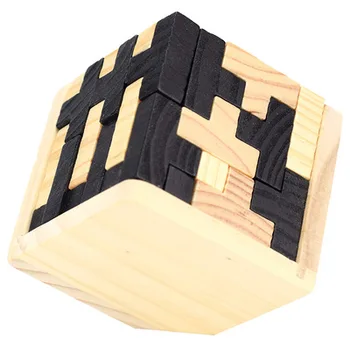 Kreativne 3D Puzzle Luban Međusobno Drvene Igračke Rane Razvojne Igračke Drvene Puzzle Za Odrasle, Dječji Puzzle IQ Zagonetke