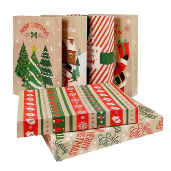 Kutije Za Božićni Poklon Kutije Košulja Za Poklopaca Darove Poslastice Odmor Držači Za Stranke Pakiranje Goodie Velike Roba Za Ručni Rad Male