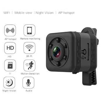 KuWFi Mini-Kamera, WiFi, Kamera 480p HD Noćni Verzija Mikro Diktafon Bežične Kamere IP Kamere za video Nadzor