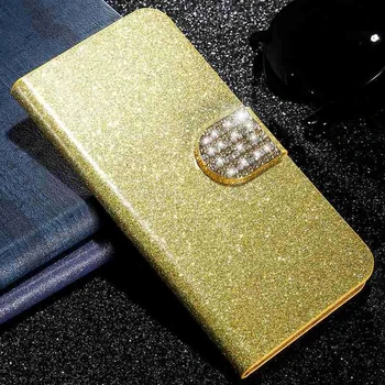 Luksuzna Torbica-novčanik Od Umjetne kože, s Gornjim poklopcem Za Xiaomi Mi A1 A2 5X Redmi 4A 5A Note 4 4X 5A Prime note 5 Pro, Torbica Za Telefon s Dijamantom