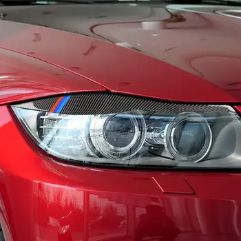 Mekana prednja svjetla glavnog svjetla, obrve, trepavice za BMW serije 3 E90 E91 318i 320i 325i 2005 2006 2007 2008 2009 2010 2011 2012