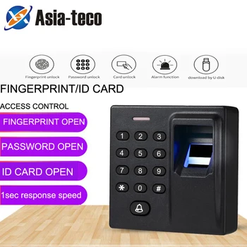 Mini-Biometrijska Kontrola pristupa Otisaka prstiju, Samostalni Vrata Kontroler, Tipkovnica, nožni Prst i RFID kartica, Dvorac za Prijavu na Vrata