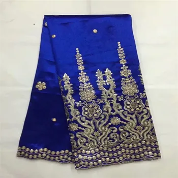 Moderan Dizajn Indijske tkanine George 2018, Visokokvalitetna Afrička tkanina George Sa šljokicama, Nigerijski Šljokice, Vjenčanje zgl65-741