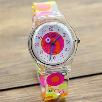 Nazeyt dječji dar crtani sat vodootporan 30 MM sa japanskim mehanizmom promocija šarene gumene sat Reloj para ninos