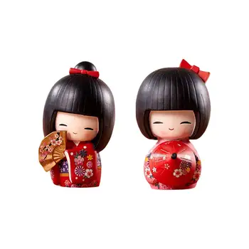 Novo, Moderan Japanski Doll Кокеши, Figurice za Djevojčice, Naplativa Figurica, Kipić za Kućnu Površine