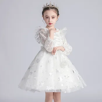 Odjeća za djevojčice 2021 Dječja haljina Proljeće Nova haljina Korejski verzija dječje odjeće Bujna nadvoji suknja haljina za nastupe