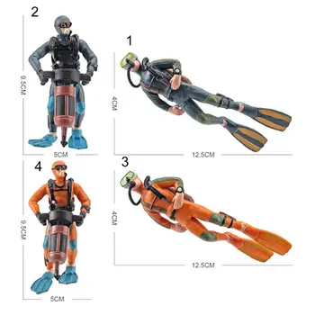 Odlična Brojka Ronioca PVC Figurica za Ronjenje Atraktivna Minijaturnih Figurica od Pješčane površine za Široku Primjenu