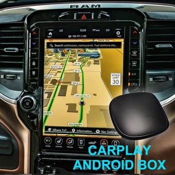 Originalni Auto Ekran Android Box Bežični CarPlay Dongle Ai Box Za Dodge Ram 3500 2021 2022 Mini AI Box Pametan video Player