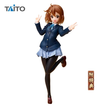 Originalni TAITO K-On Хирасава Юи Animirani Lik Uniforma 18 cm PVC Anime Lik Model Zbirka Igračaka za Djevojčice Poklon
