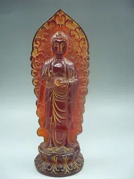 Pažljivo promišljen kineski ručno skulptura od smole Buddhina povoljna kip