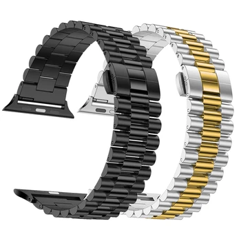 Poslovne Remen za Apple Watch Band 6 SE 5 4 40 mm 44 mm Uložak Narukvica od nehrđajućeg Čelika za iWatch 6 3 38 mm 42 mm Narukvica