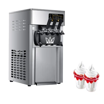 Poslovni stroj Za Proizvodnju Soft Sladoleda s Visokim Performansama 18 litara / H, Novi Stroj Za Proizvodnju Sladoleda