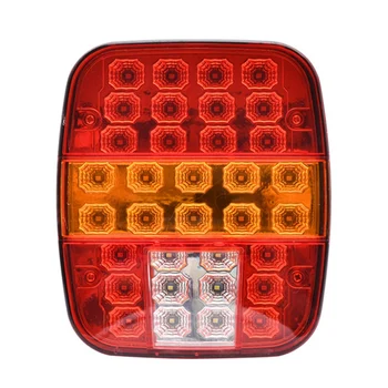 Svestrani led Stražnja Svjetla Prikolice 12V, Rezervni Žmigavac Stop-signal sa 39 Crveno-Bijelim i Žutim led-a za Prikolicu Kamiona Jeep