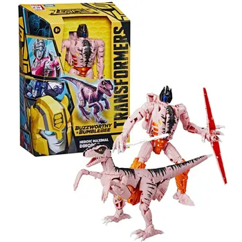Transformers Hasbro Buzzworthy Bumblebee Legacy Voyager Herojski Maksimalna Динобот Figurica Igračke za Poklon za Rođendan F4095