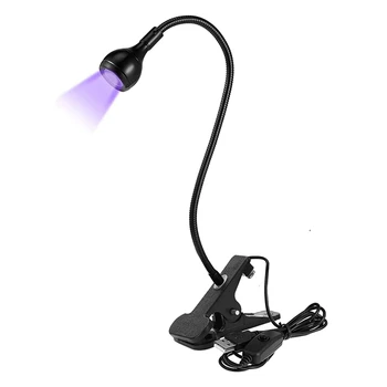 USB LED UV-Lampa Za Stvrdnjavanje Ljepila Za Telefon, UV Led Lampa Za Nokte, gel Za Nokte, Prijenosni Fleksibilne Stolna Lampa S Kopčom Za Mobilni Popravak