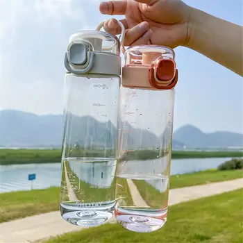 Vanjski 580/680 ml Transparentan Prijenosni Zatvoreni Čašu Za Vodu Sportska Boca Za Vodu za Piće Čaša