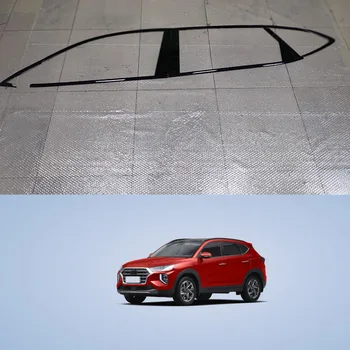 Za Hyundai Tucson 2019 2020 2021 Auto-Stil Naljepnica Od Nehrđajućeg Čelika Staklo Prozor Prilog Stup Srednji Stup Završiti Klavir Crna