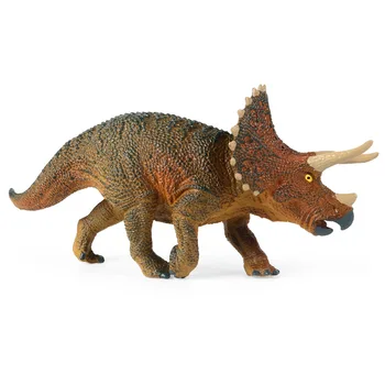 Zlatni Triceratops Dinosaur Životinja Model Igračke Figurica Christmas Collector Ukras Dječji Dar Vojnika Pribor 2022 Novi PVC