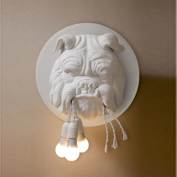 Životinje zidne svjetiljke slike psa kutije zid 110-240V LED za svjetiljke moderne svjetiljke ukras živi sobe